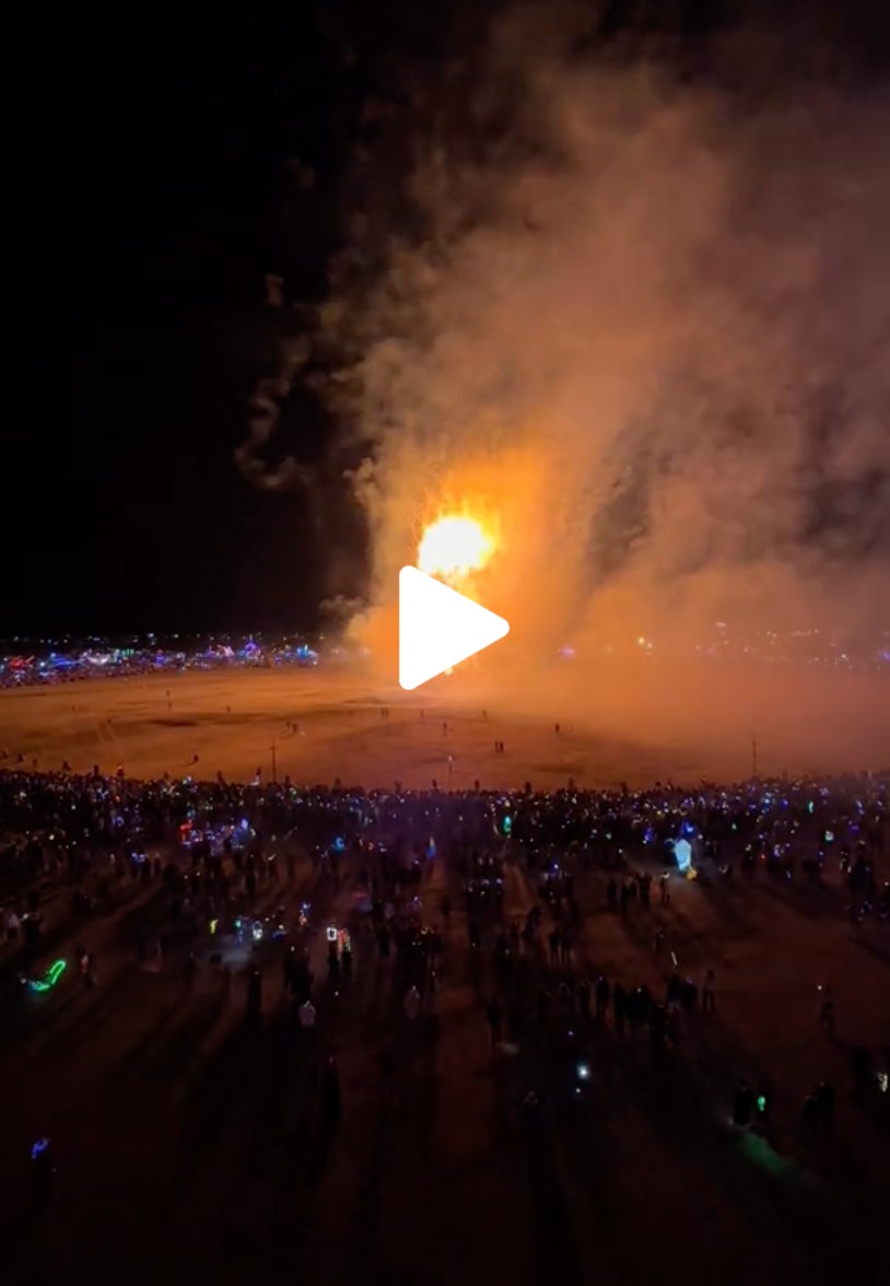 Las festividades finalmente comenzaron en Burning Man.