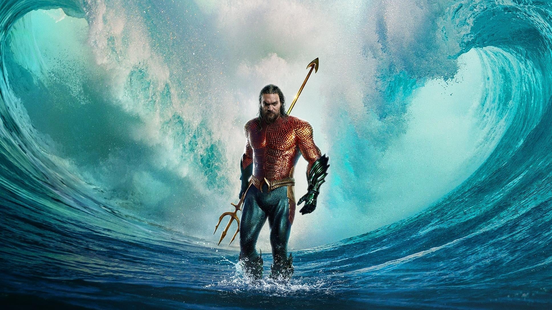 Una cosecha del nuevo póster de Aquaman y el Reino Perdido.