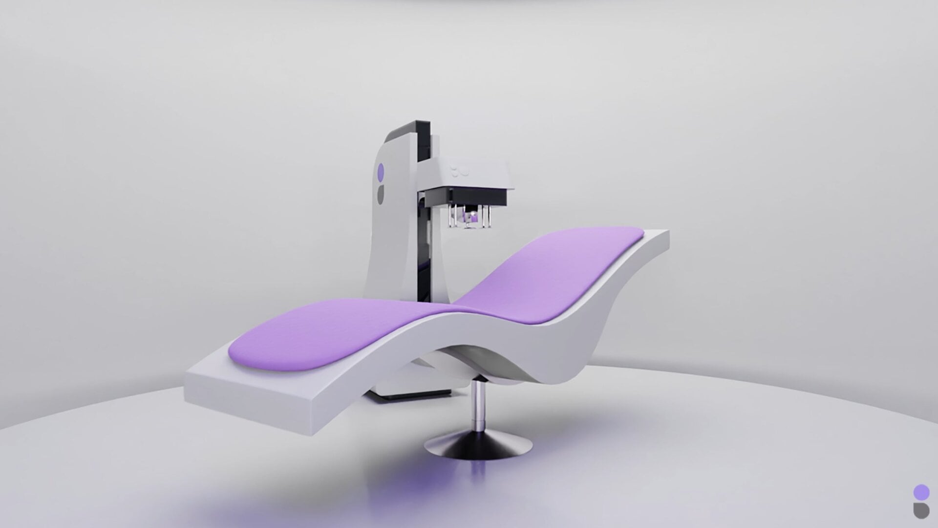 Una renderización del dispositivo de tatuaje Blackdot.