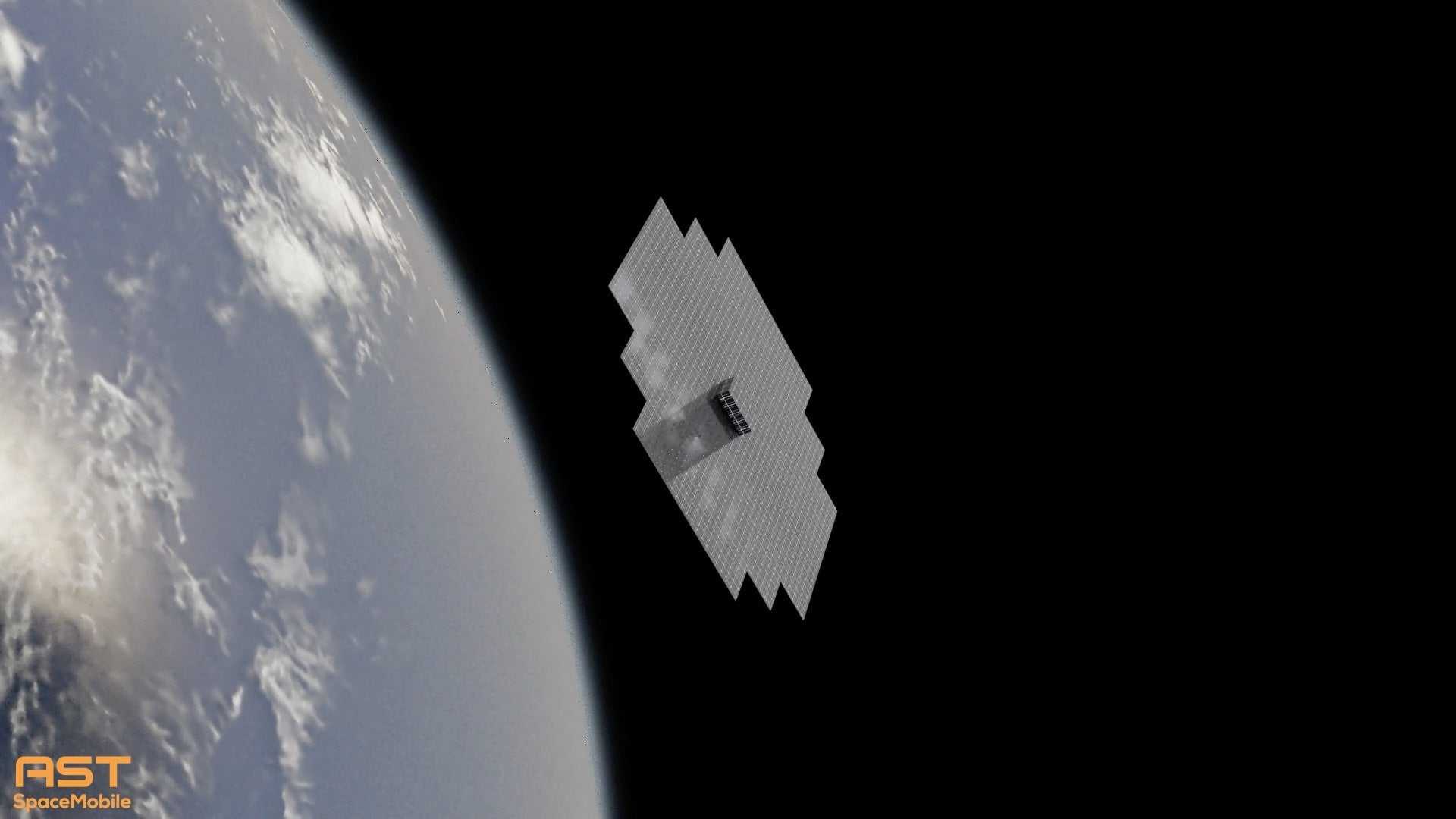 Concepción artística del satélite BlueWalker 2.