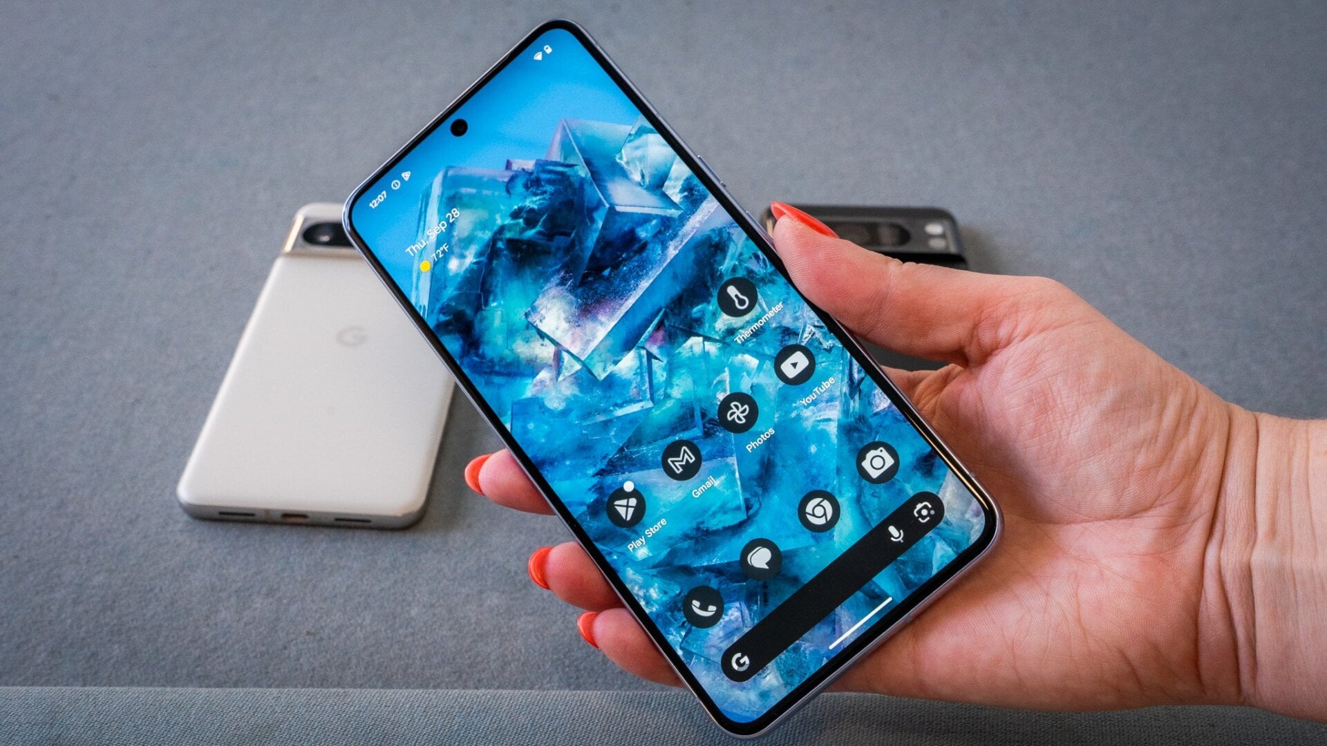 El frente del Pixel 8 Pro.