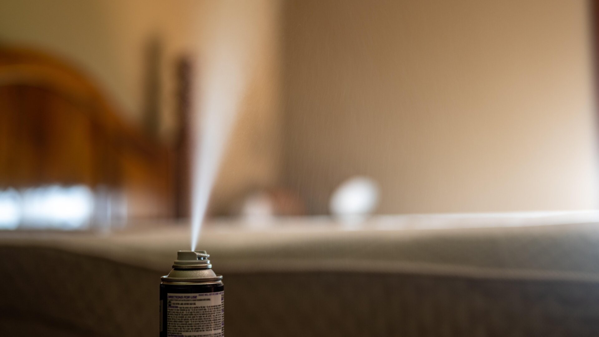 Un nebulizador de latas de aerosol se usa comúnmente para matar plagas de insectos domésticos.
