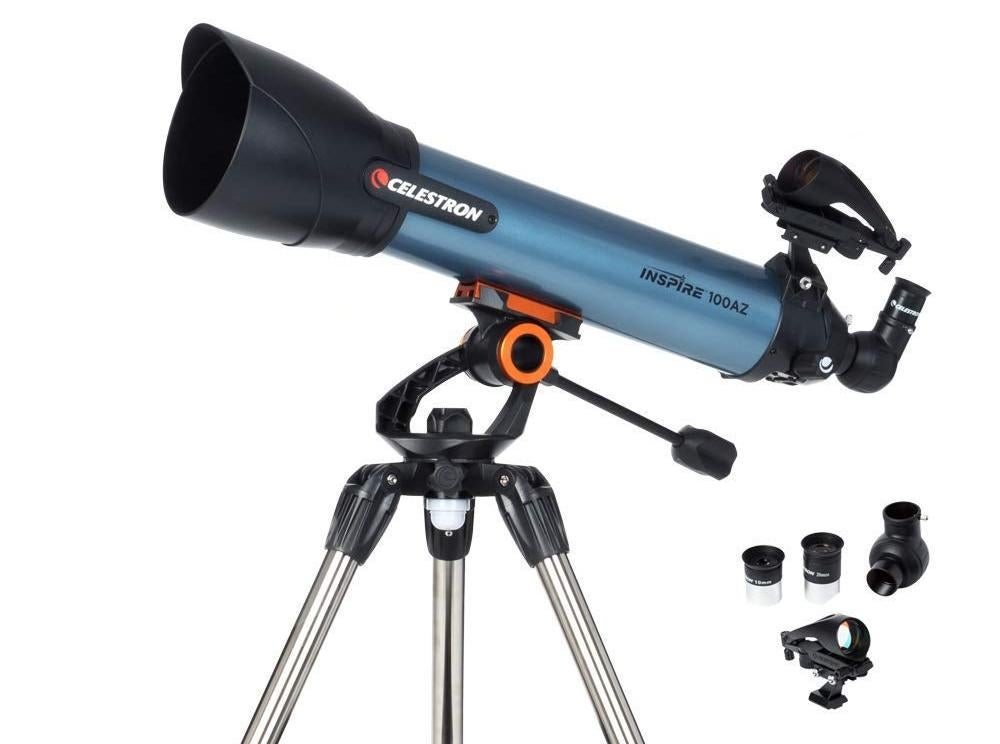 Telescopio refractor Celestron Inspire 100AZ.