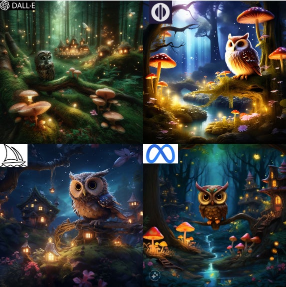 Image: OpenAI, Midjourney, Meta, Playground AI