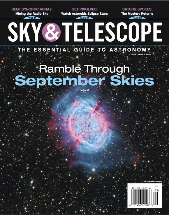 La portada de septiembre 2023 de Sky & Telescope.