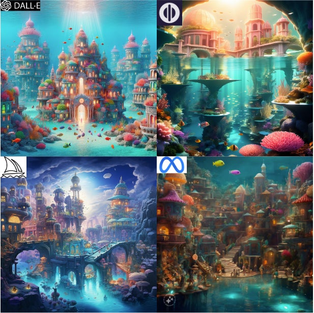 Image: OpenAI, Midjourney, Meta, Playground AI