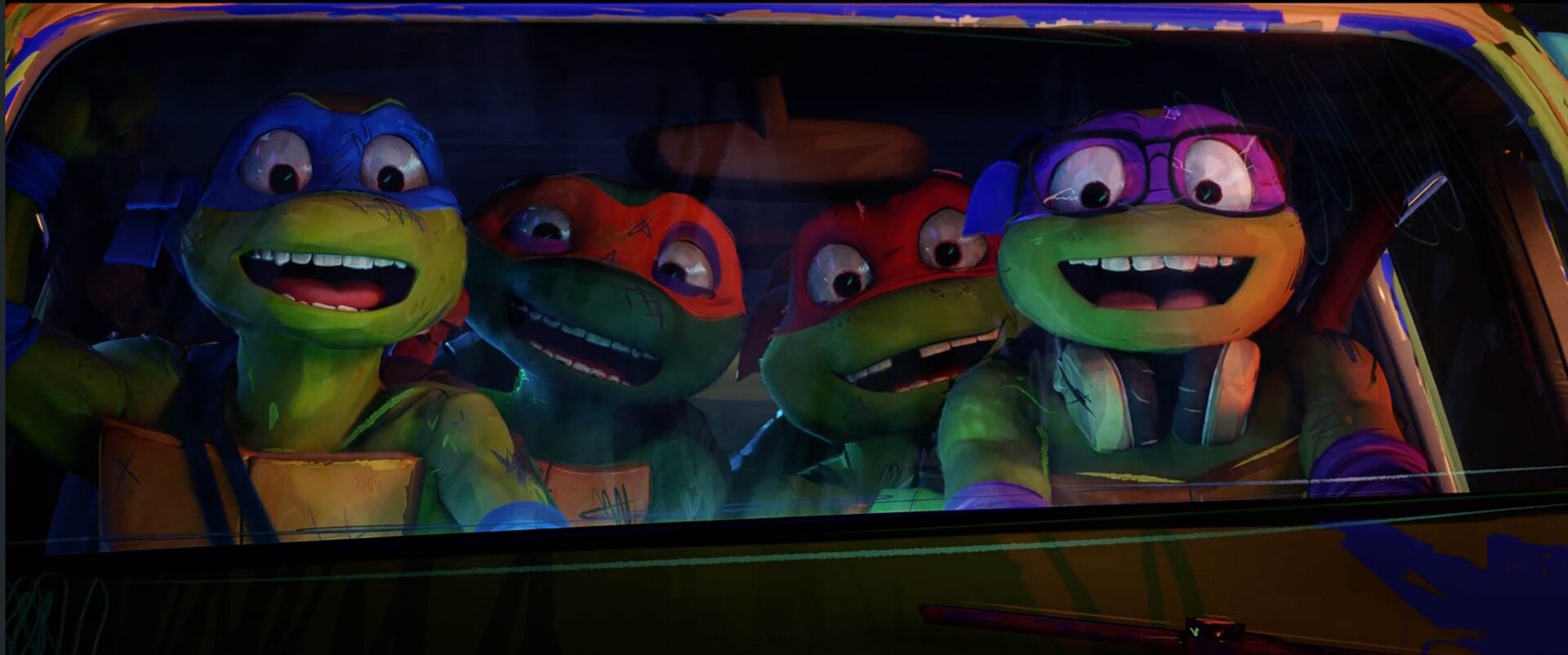 Leo, Mikey, Raph y nuestro chico Donnie