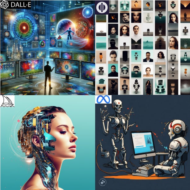 Image: OpenAI, Midjourney, Meta, Playground AI