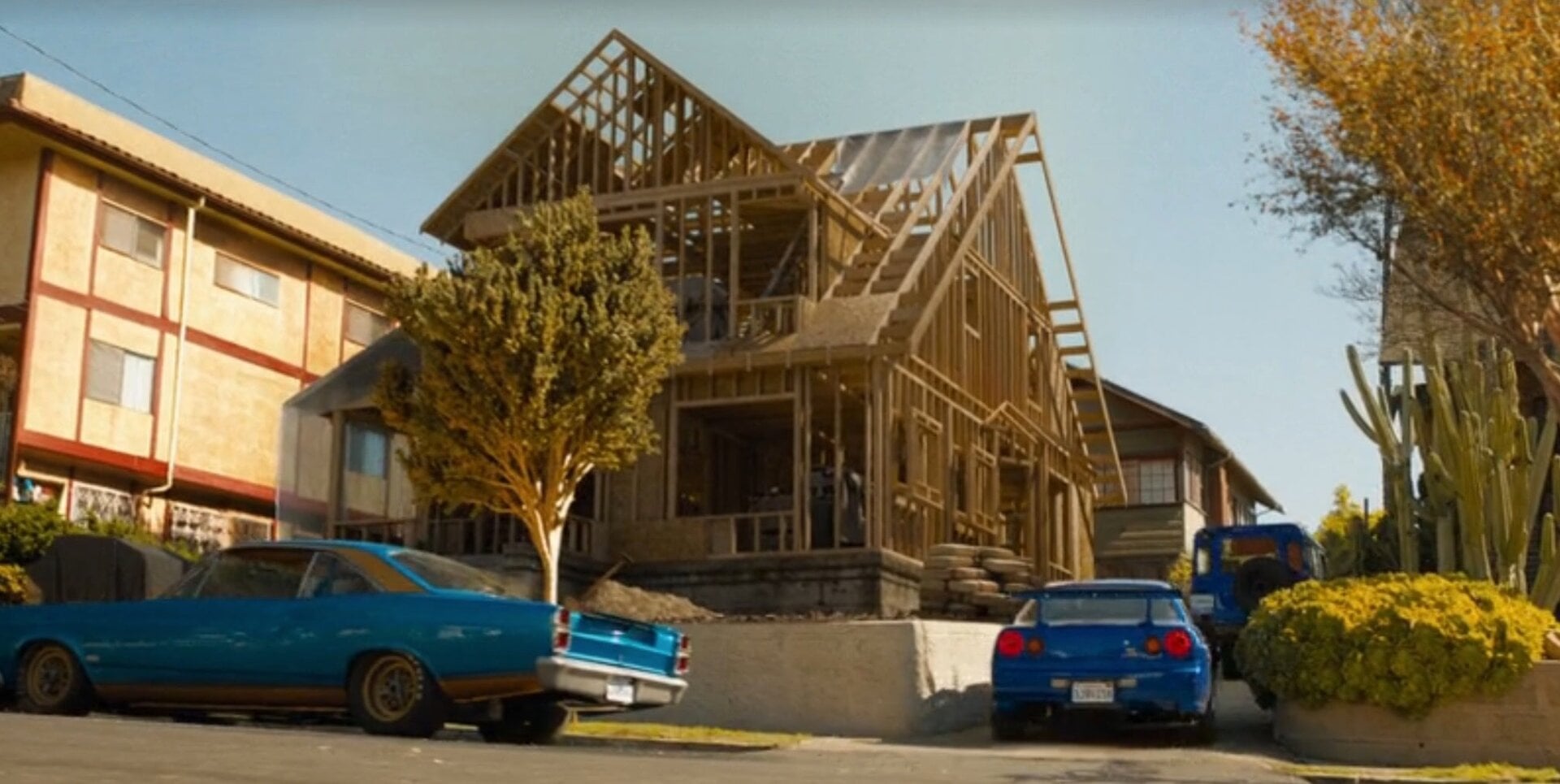 La película termina cuando llega Brian.