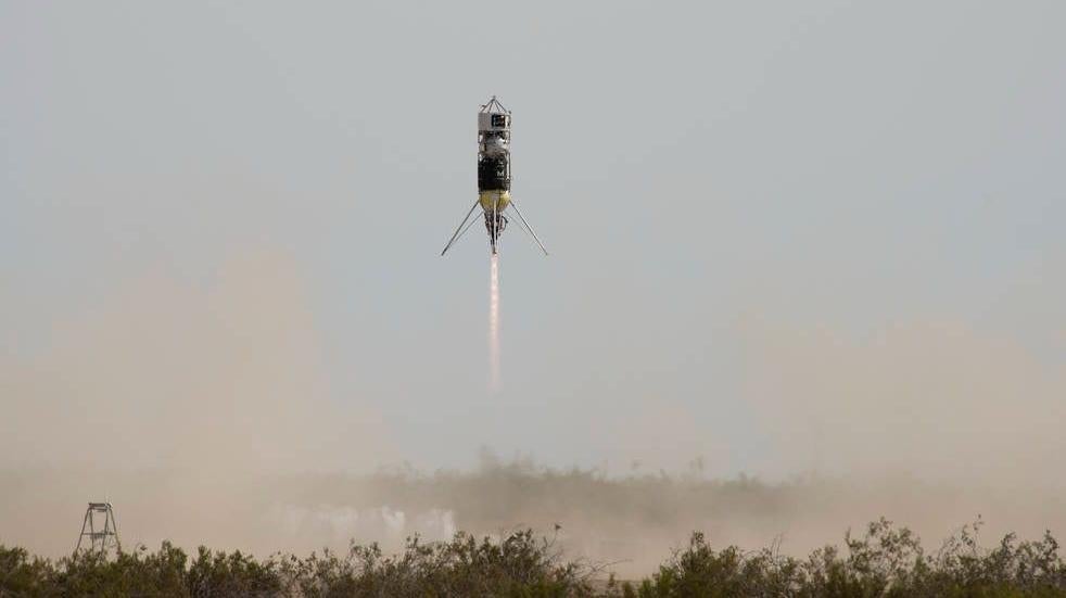 El Lidar Doppler de navegación (NDL) de la NASA ha sido probado en la Tierra, como se muestra en este vuelo COBALT 2017, pero ahora se pondrá  a la prueba en la Luna.