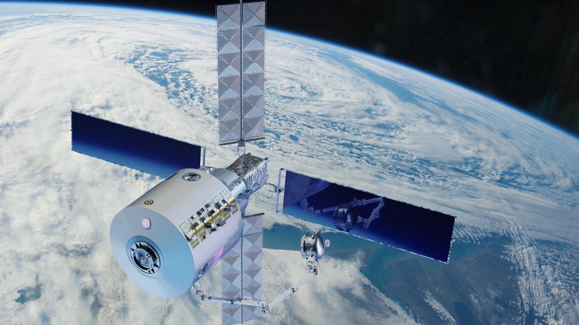 Imagen conceptual del Starlab de la Voyager Space.