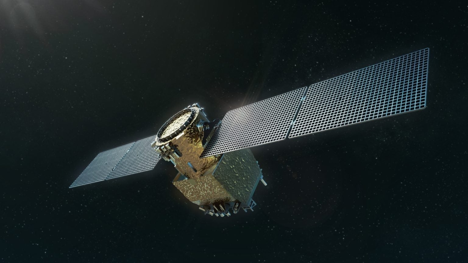 Una imagen conceptual del Prototipo de Servicio para Reabastecimiento de Astroscale, o APS-R.
