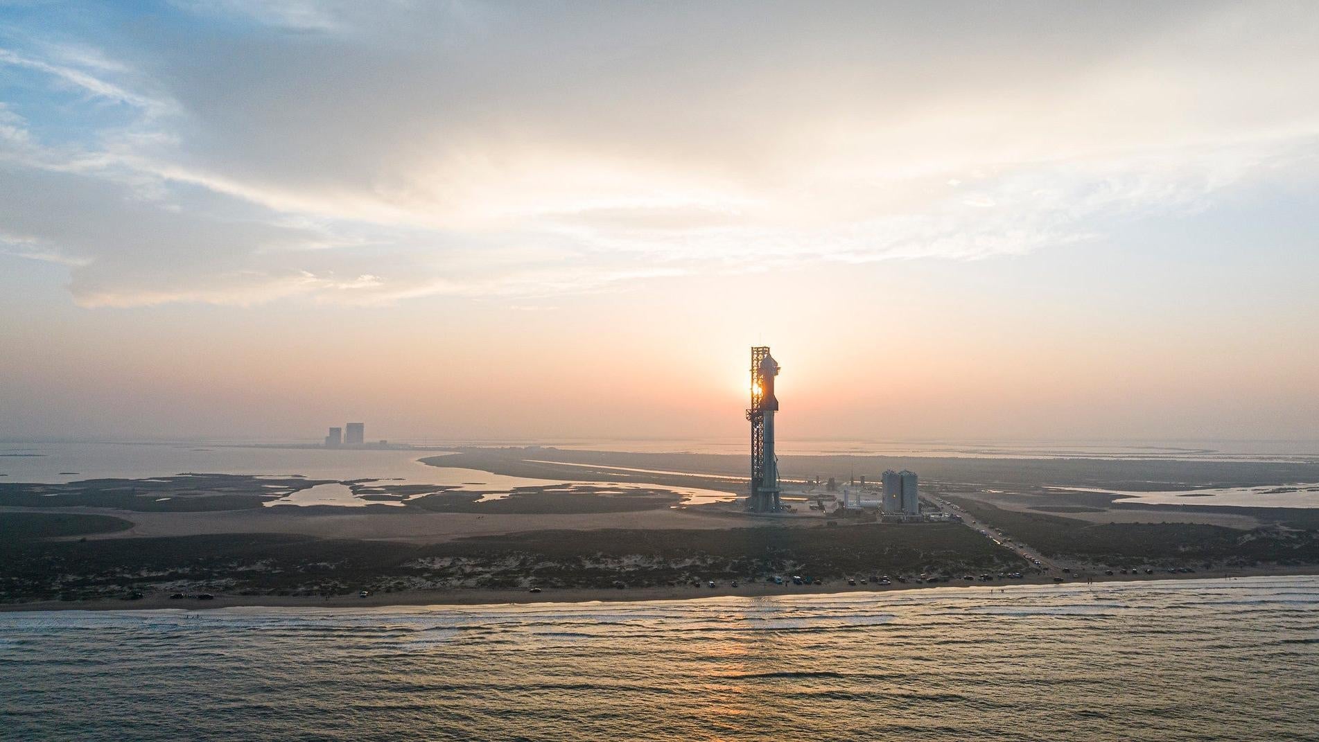 SpaceX busca ampliar su plataforma de lanzamiento en Boca Chica.