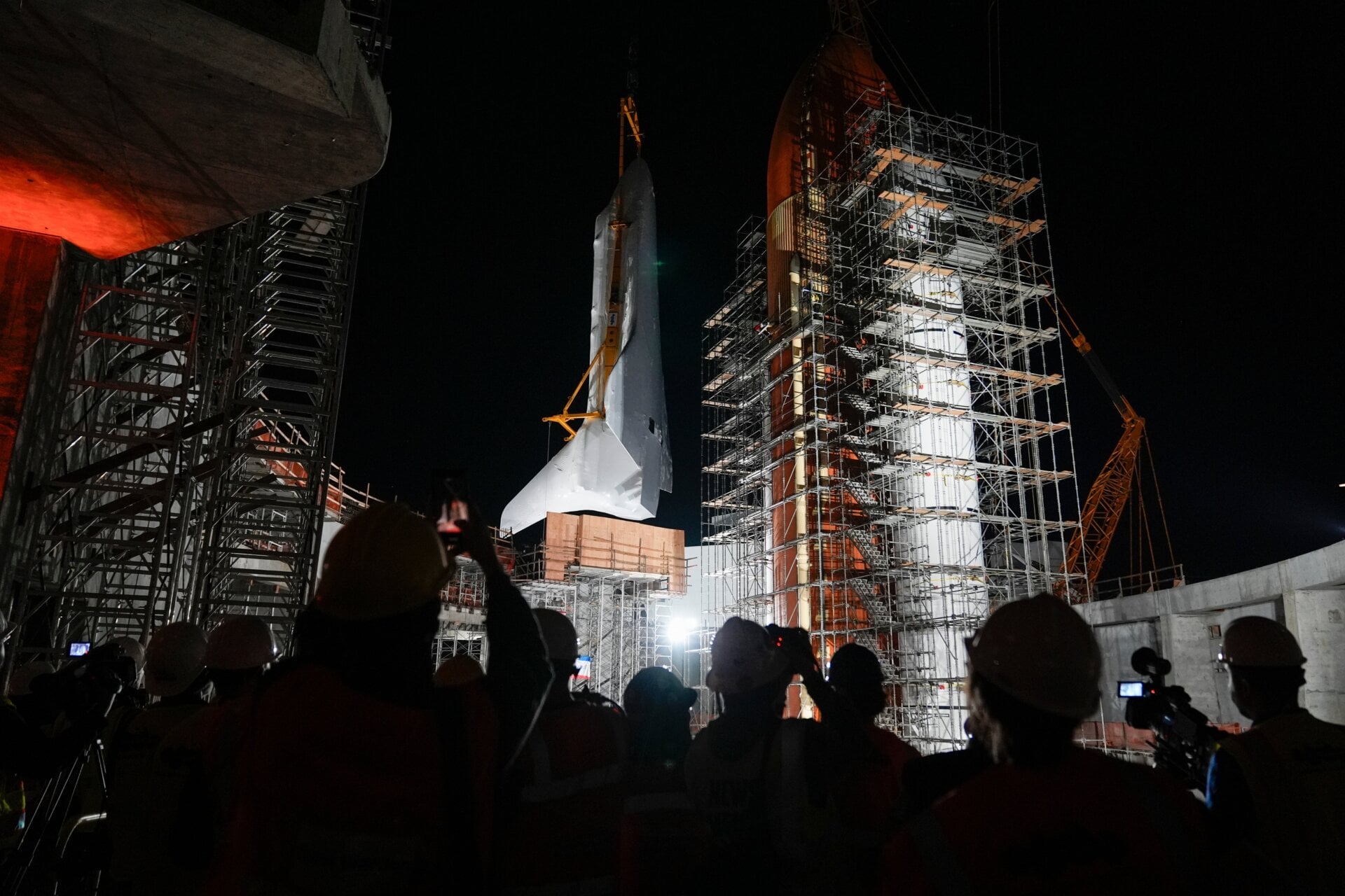 Una vista del proceso de instalación. 