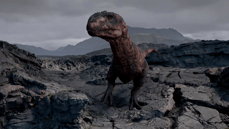 Algunas de las experiencias específicas de Vision en AppleTV+ incluyen la demostración inmersiva de Prehistoric Planet. “Rawwr”, de hecho.