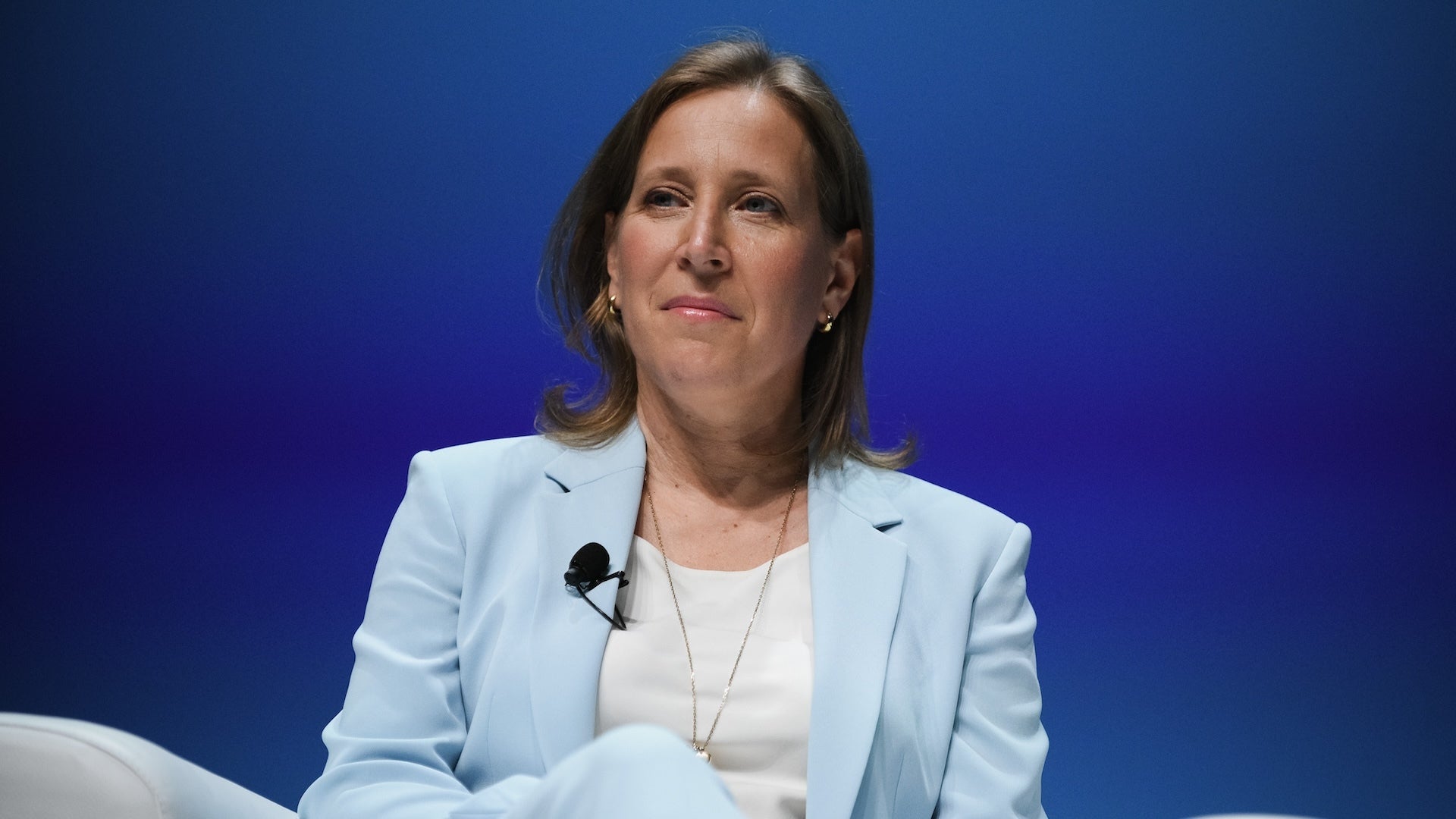 Una foto de la ex directora ejecutiva de YouTube, Susan Wojcicki, en el Festival Lions de Cannes en 2018.