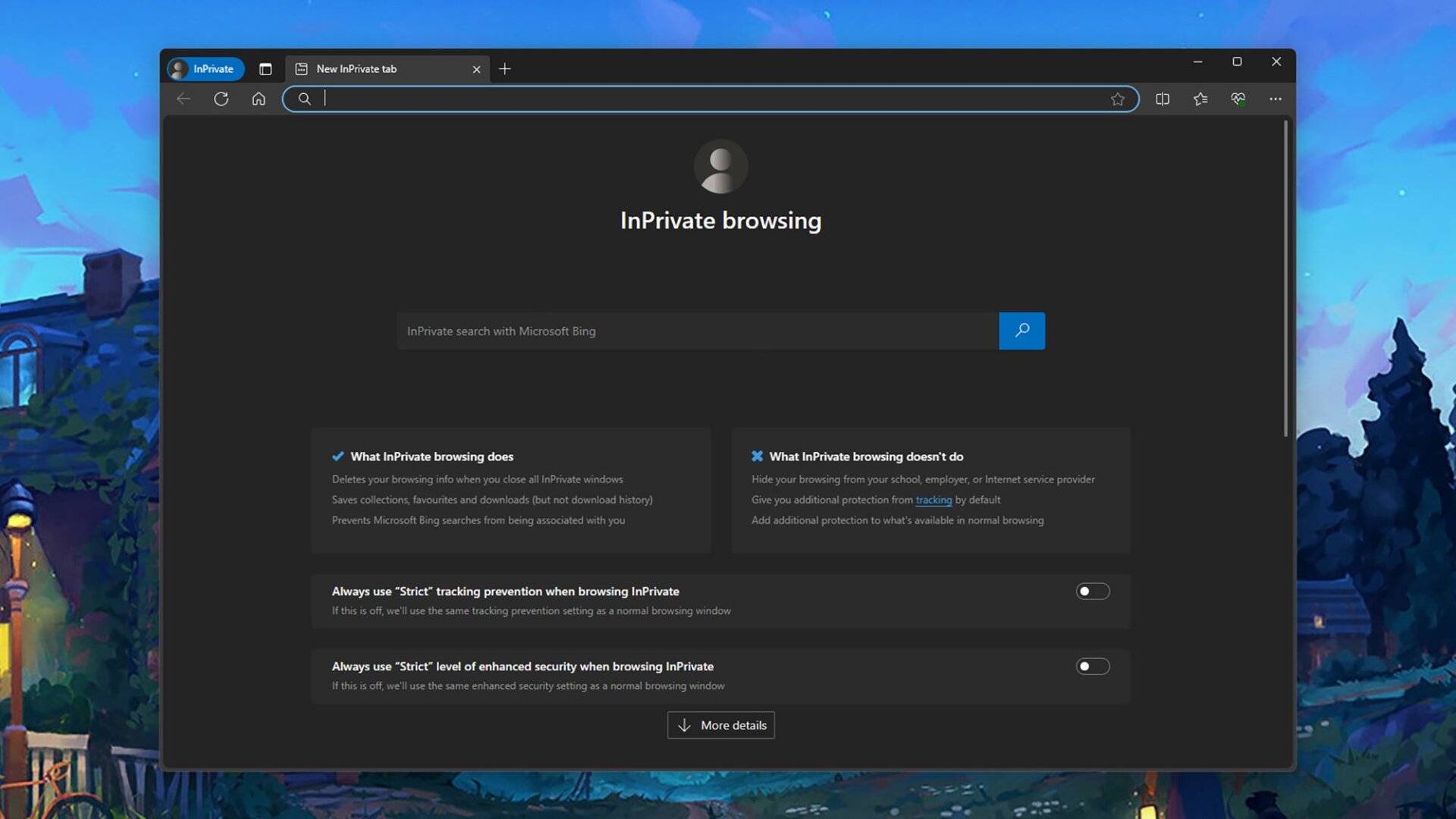 En Edge, se llama navegación en privado.