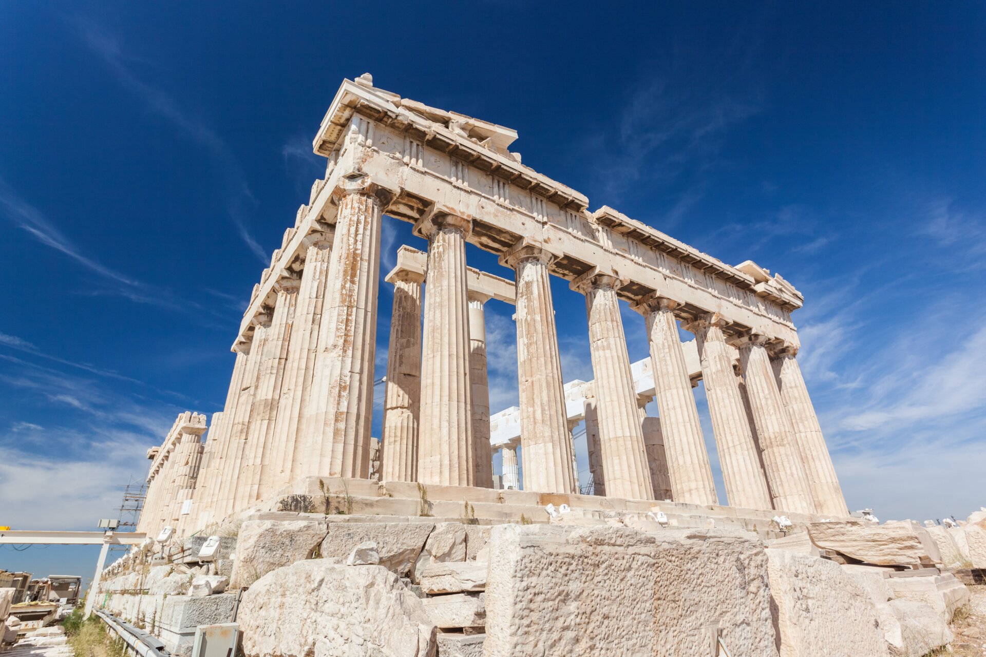 El Partenón en Atenas, Grecia