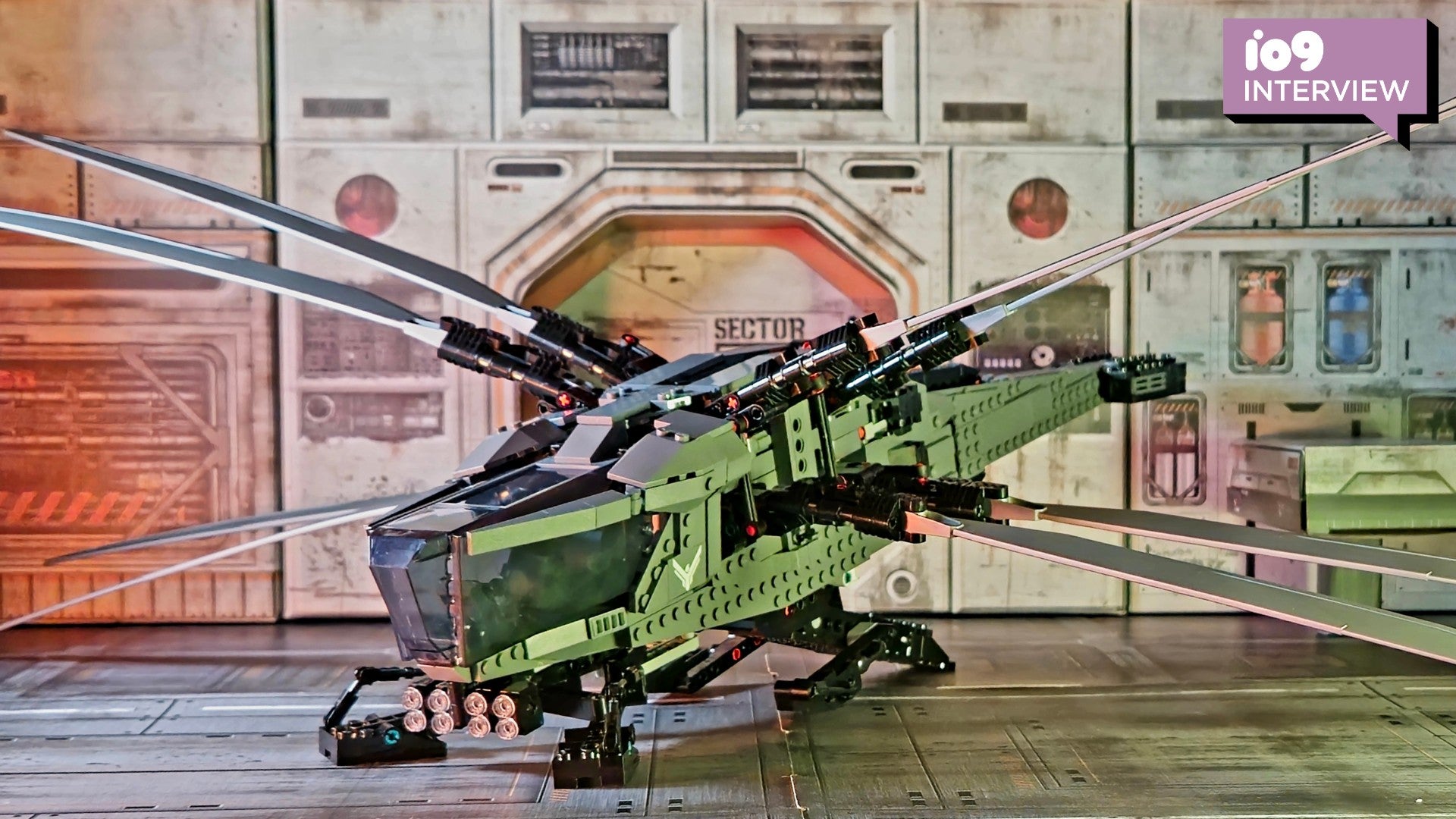 el duna Lego ambientado en todo su esplendor.