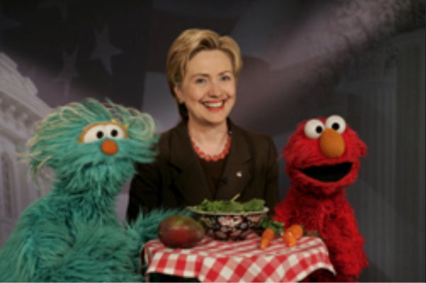 Elmo en la foto de 2004, de tres años y medio.