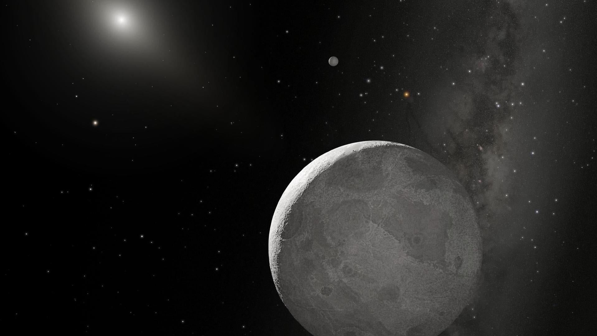 Concepto artístico de un objeto del Kuiper Belt.