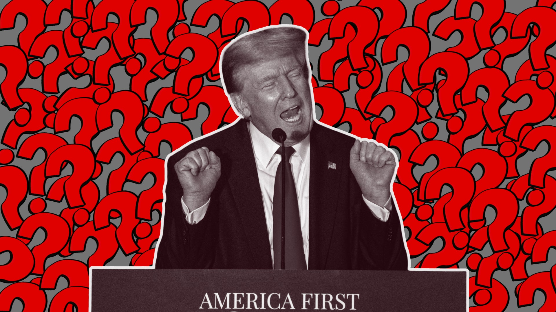 El expresidente Donald Trump gritó “IA” cuando se mostraron videos incriminatorios de su mala memoria. Como era de esperar, era una mentira.