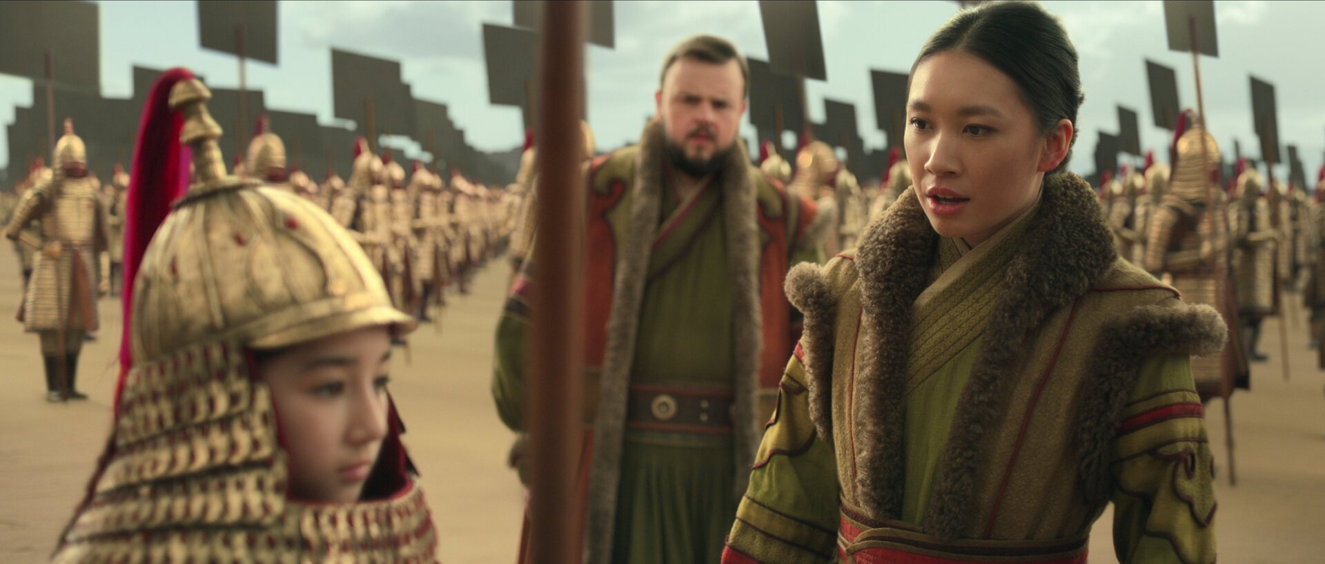 John Bradley y Jess Hong in 3 Problema del cuerpo