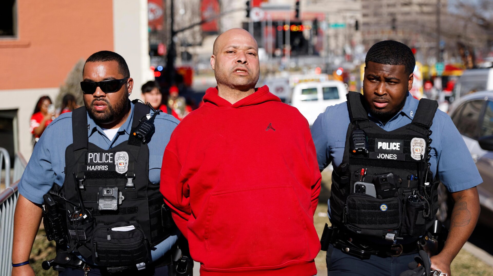 Denton Loudermill fue detenido después del tiroteo masivo del 14 de febrero en Kansas City, a pesar de no tener nada que ver con ello.