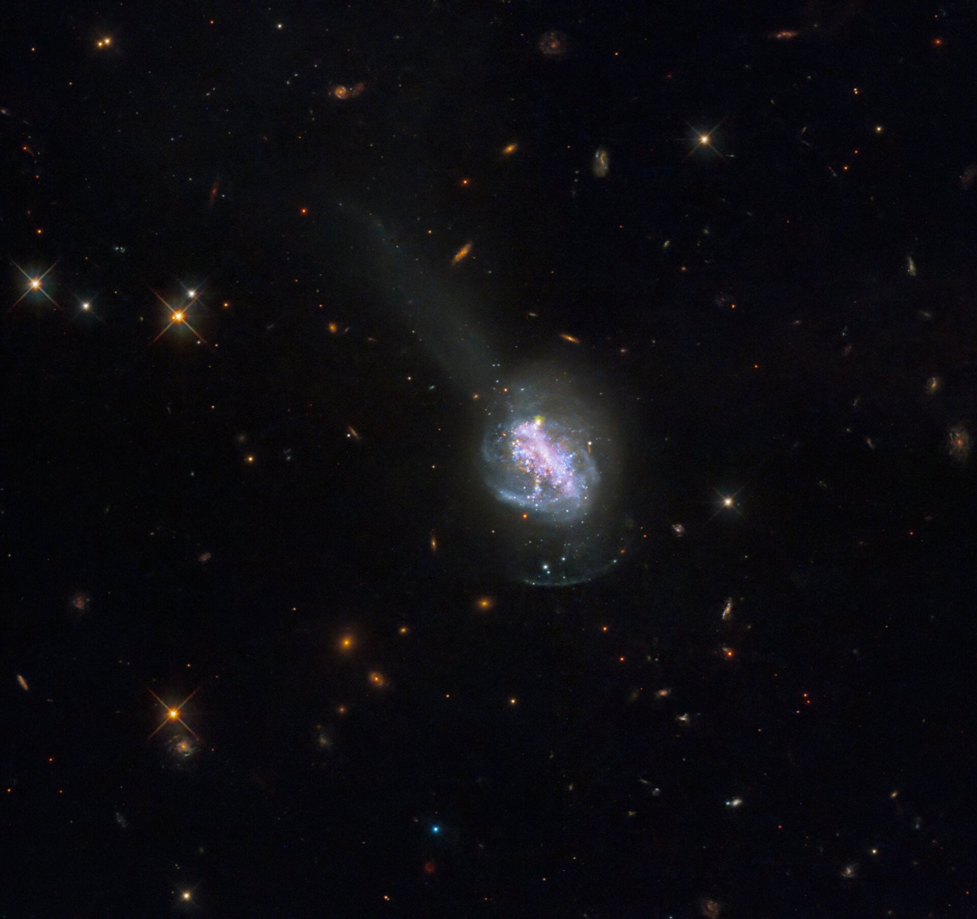 Image: NASA, ESA, and R. Chandar (University of Toledo); Processing: Gladys Kober (NASA/Catholic University of America)