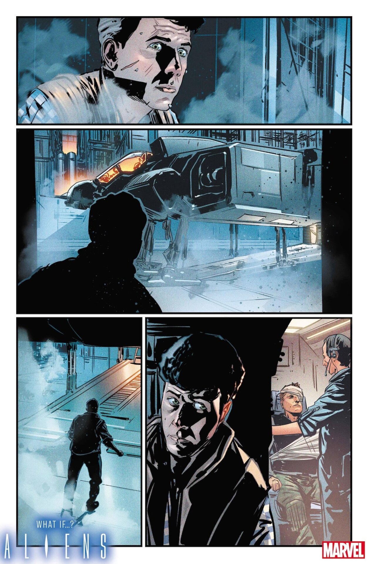 Una página de Extraterrestres y si #1 por Guiu Villanova