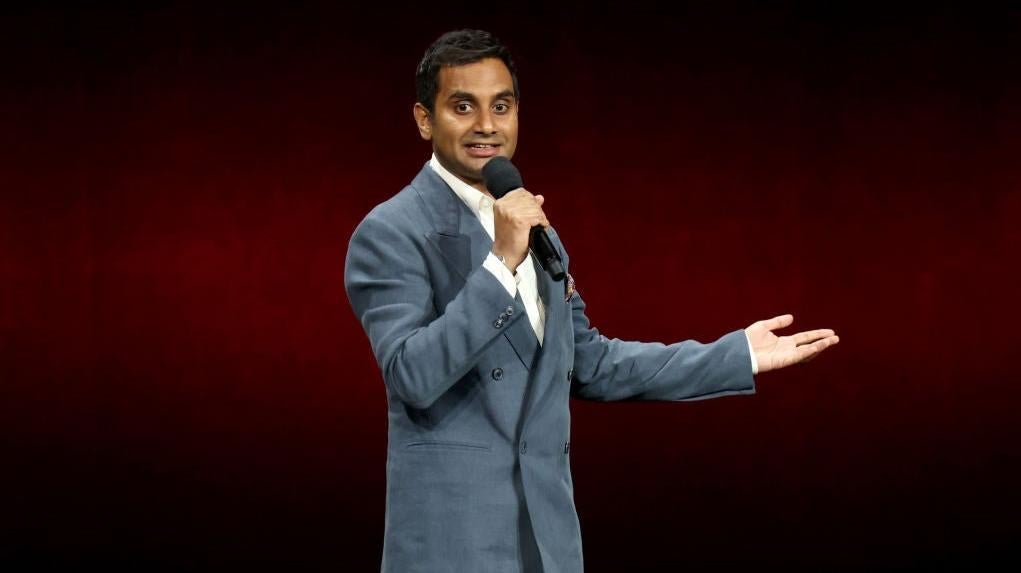 Aziz Ansari en CinemaCon.