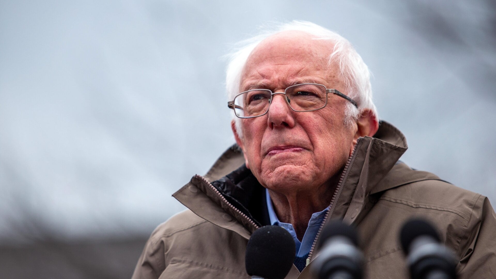 El senador Bernie Sanders en un mitin en Boston el 29 de febrero de 2020.