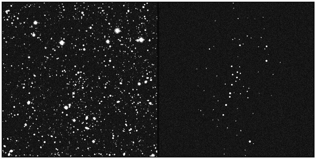 Image: CFHT/S. Gwyn (right) / S. Smith (left)