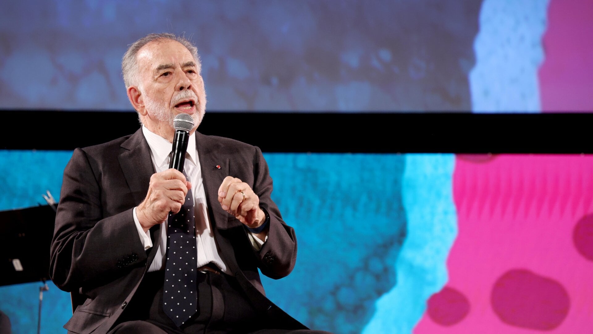 Francis Ford Coppola en el Festival de Cine de Taormina 2022.