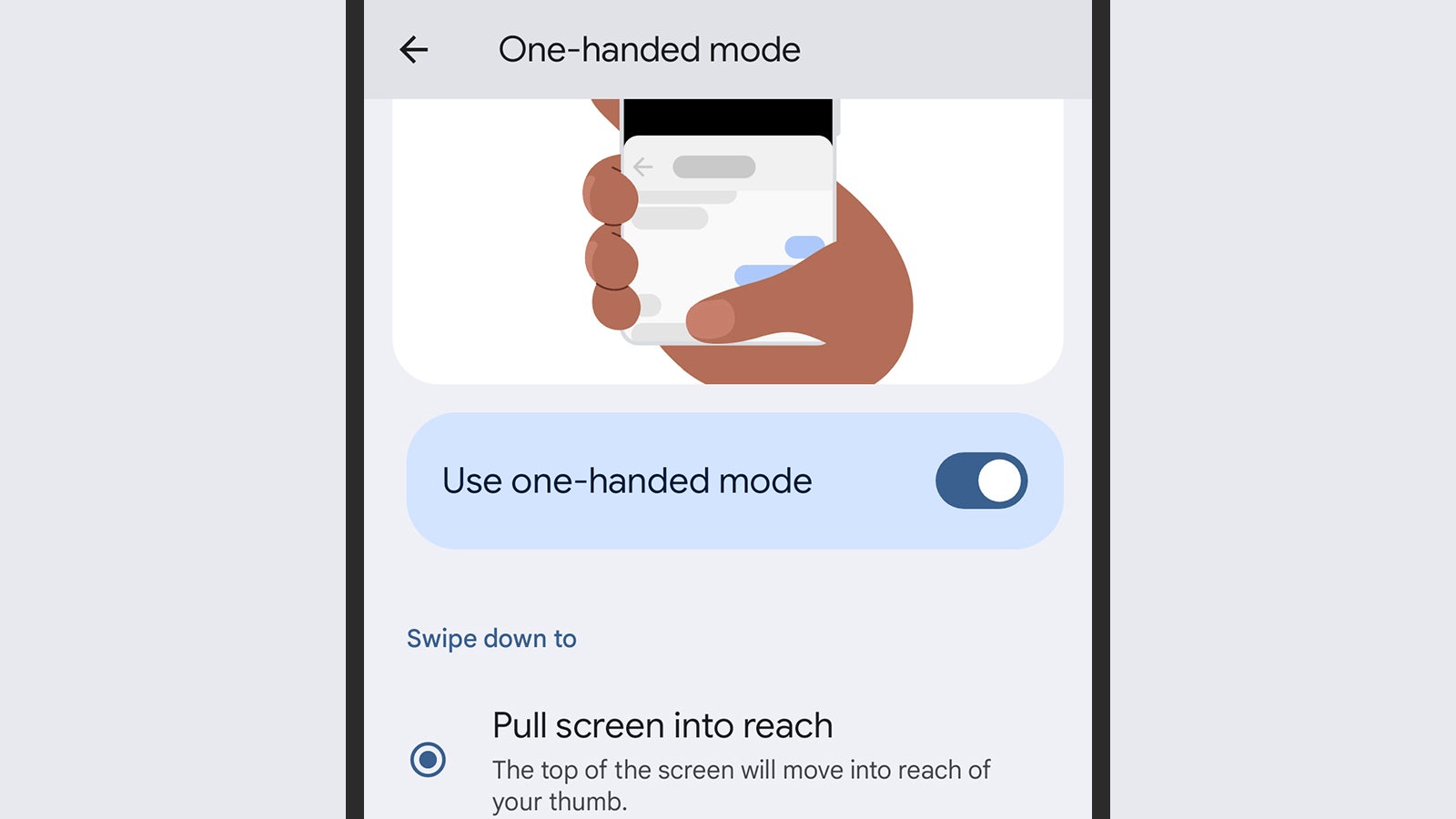 El modo de una sola mano puede resultar útil.