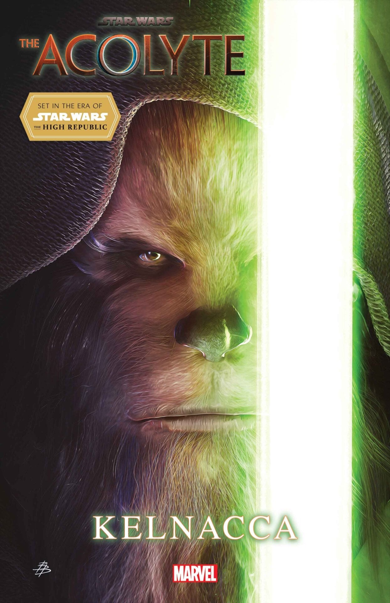 Star Wars: El Acólito - Kelnacca Portada variante #1 de Björn Barends