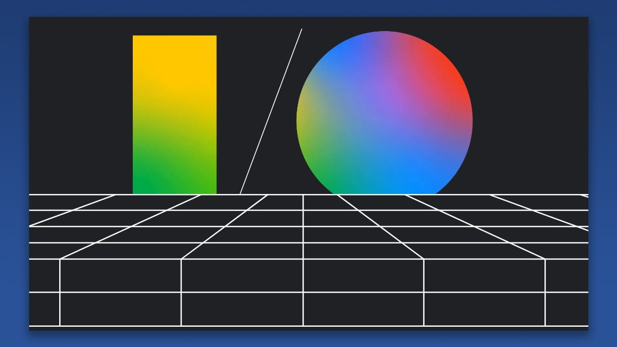 El logotipo oficial de Google I/O 2024.