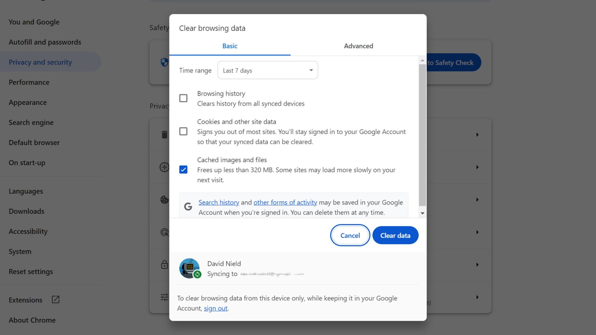 Abre las pantallas de configuración de Chrome con atajos de teclado.