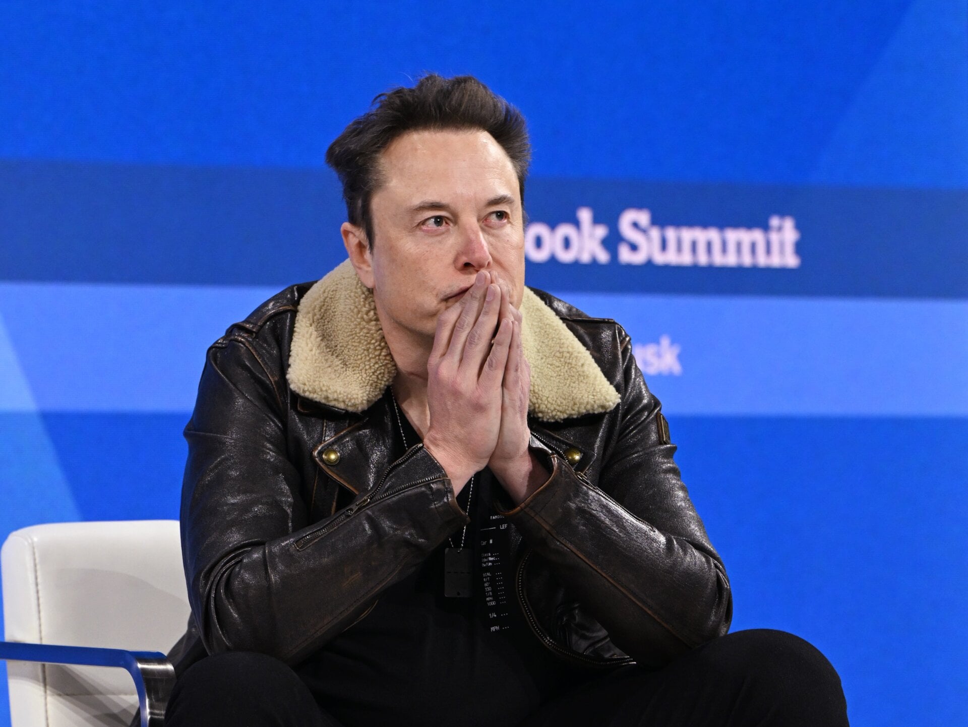 Elon Musk, director ejecutivo de Tesla, en la cumbre Dealbook del New York Times en noviembre de 2023.