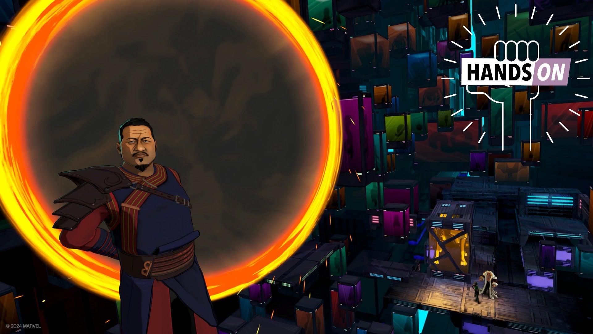 Wong le da la bienvenida a Knowwhere in ¿Y si...? Una historia inmersiva.