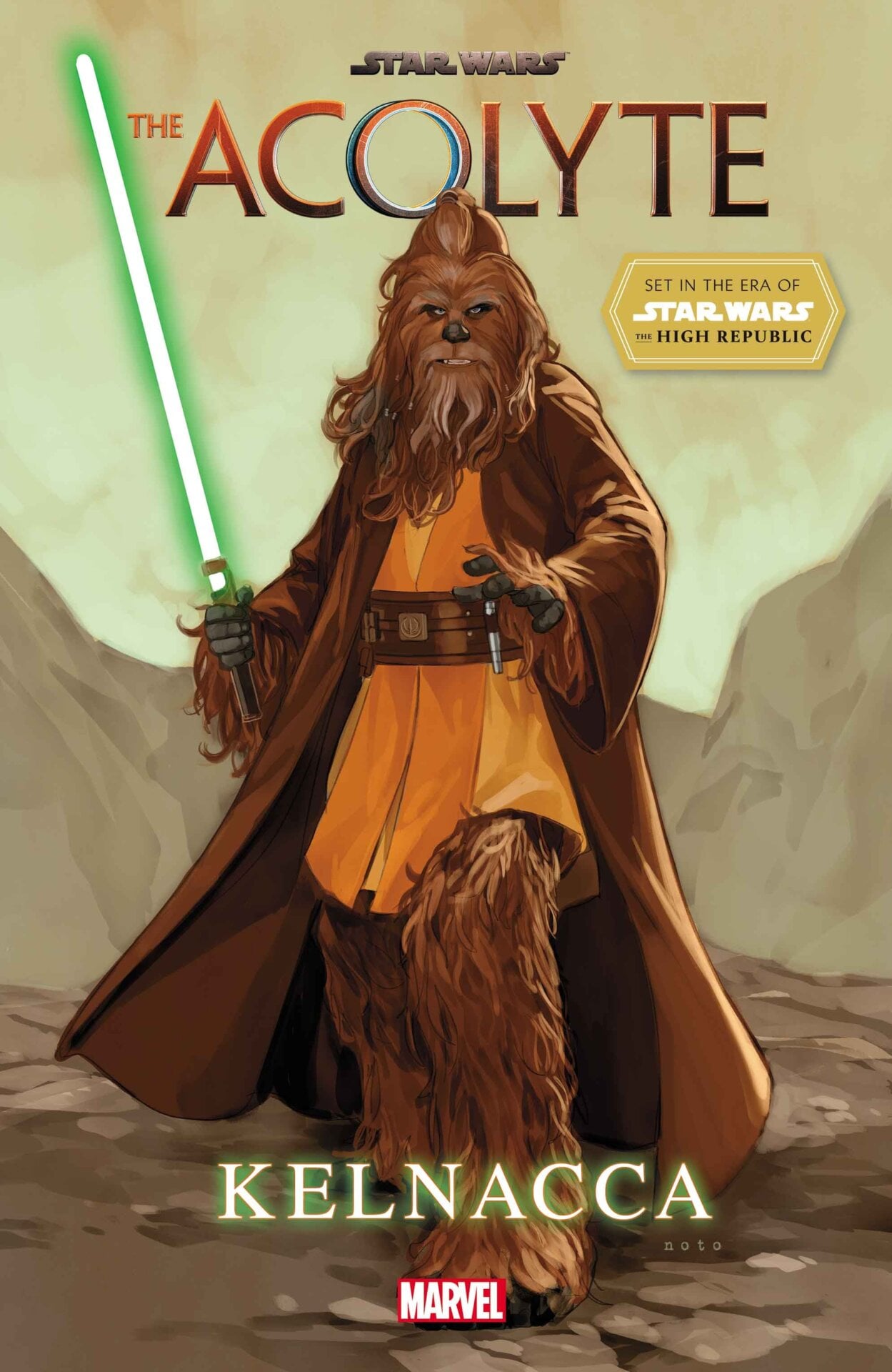 Star Wars: El Acólito - Kelnacca #1 portada de Phil Noto