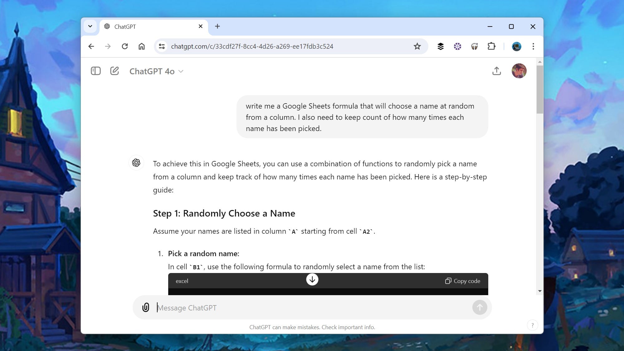 ChatGPT puede ahorrarle tiempo con funciones de código, HTML y hoja de cálculo.