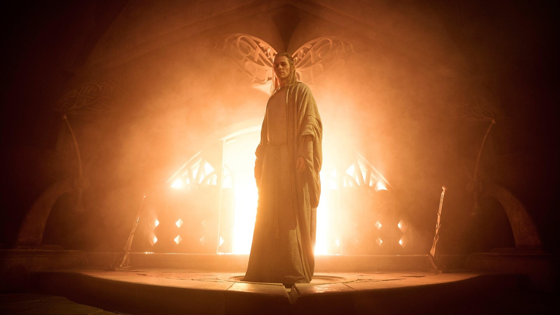 Charlie Vickers como “Annatar” en El Señor de los Anillos: Los Anillos de Poder.