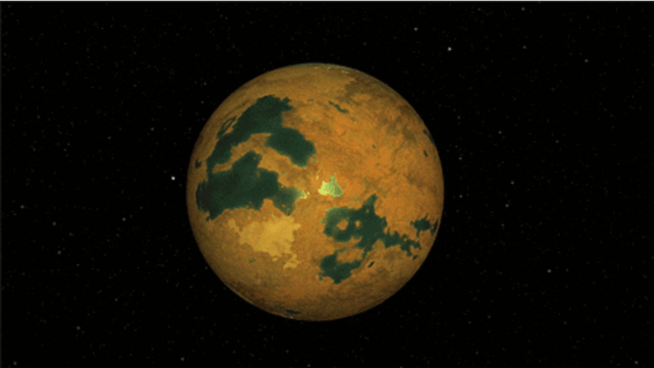 Concepto artístico de un posible planeta previamente propuesto, HD 26965 b.