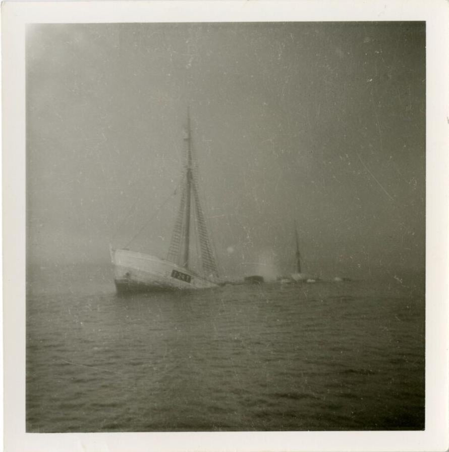 La última foto del Quest, tomada mientras el barco se deslizaba bajo la superficie.