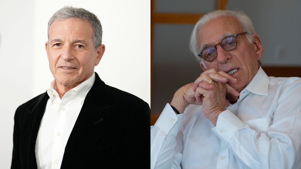 De izquierda: Bob Iger, Nelson Peltz