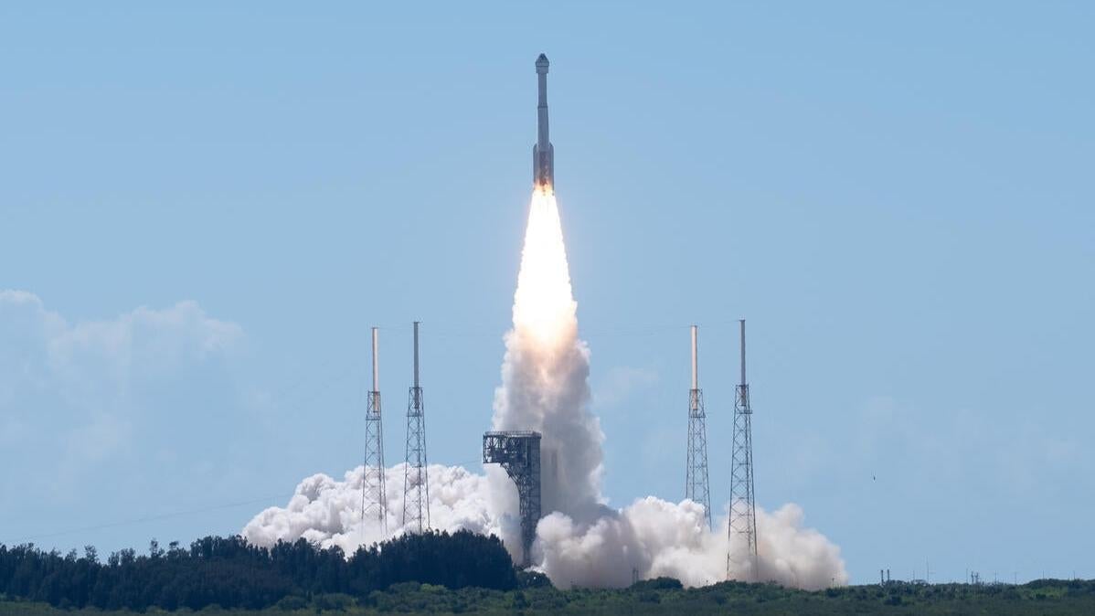 La cápsula Starliner de Boeing se lanzó sobre un cohete Atlas V el 5 de junio.