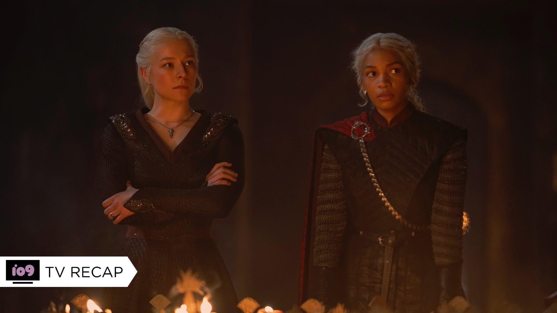 Rhaenyra (Emma D’Arcy) y Baela (Bethany Antonia)