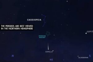 Perseidas Mapa Nasa