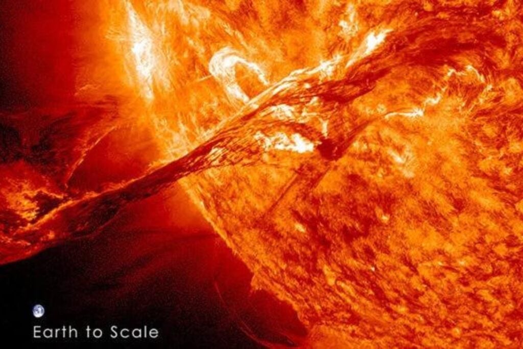 Explosion Solar Masiva